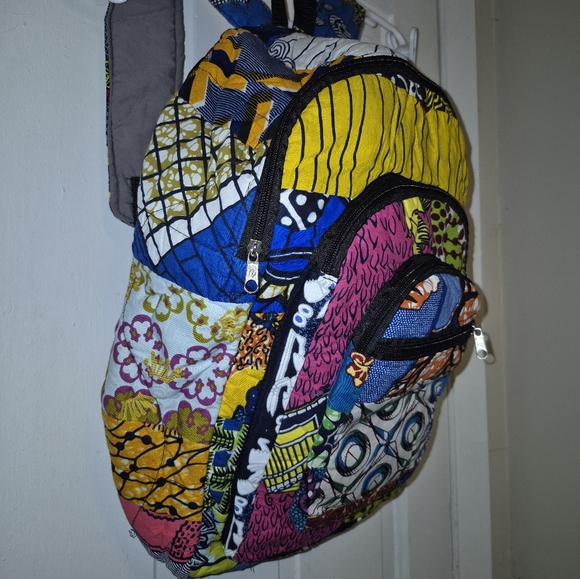 Ankara Delights African Print Backpack - Large - Picture 2 of 8